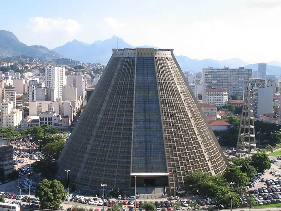 Foto della cattedrale di Rio de Janeiro in Brasile