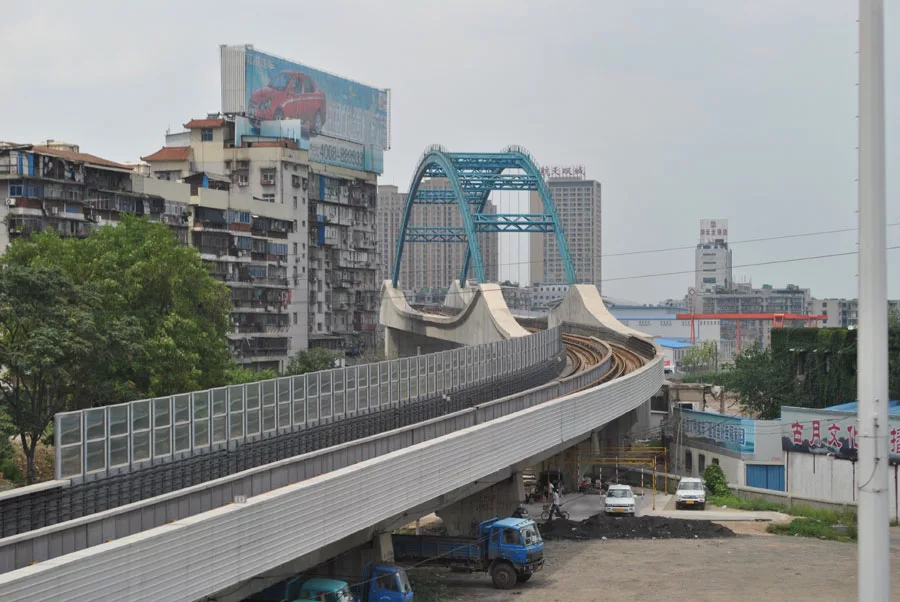 Ponte della metro di Wuhan