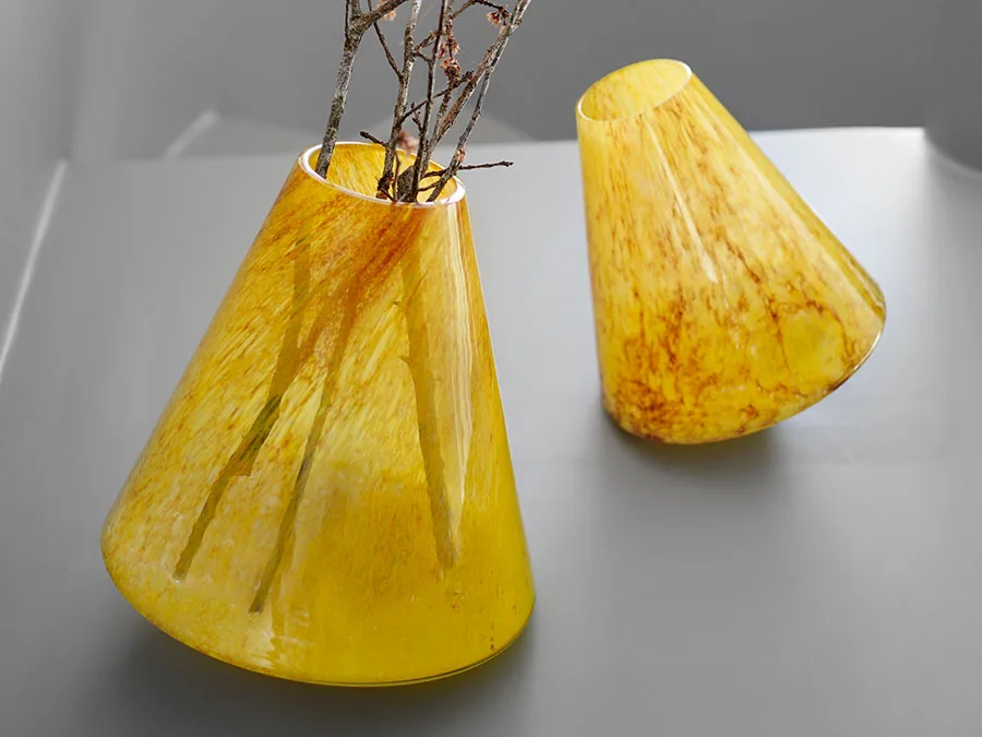 Set 3 Vasi In Ceramica Beige Zaxiva - Minimalisti Per Fiori Secchi E Decorazioni - Foto 4