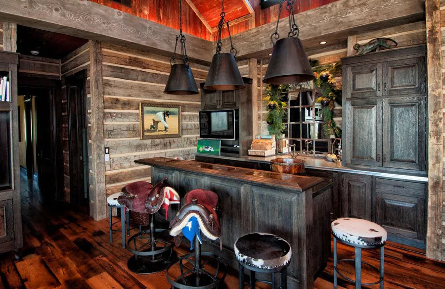 20 Idee per un Angolo Bar Rustico in Casa | MondoDesign.it