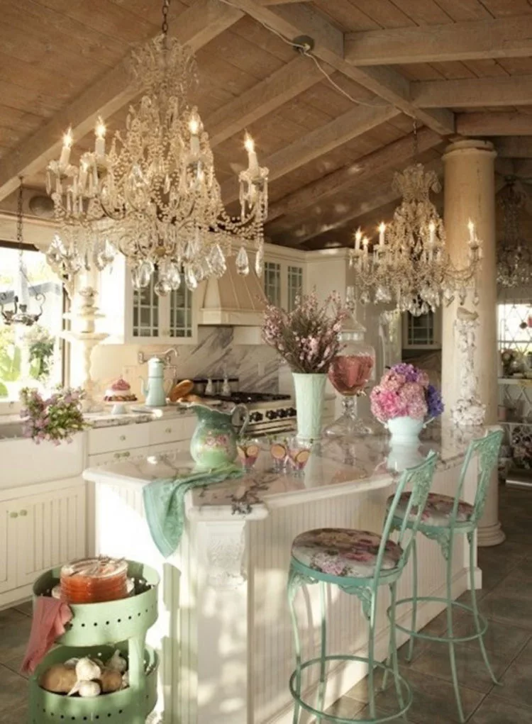 Cucina shabby chic in stile provenzale n.08