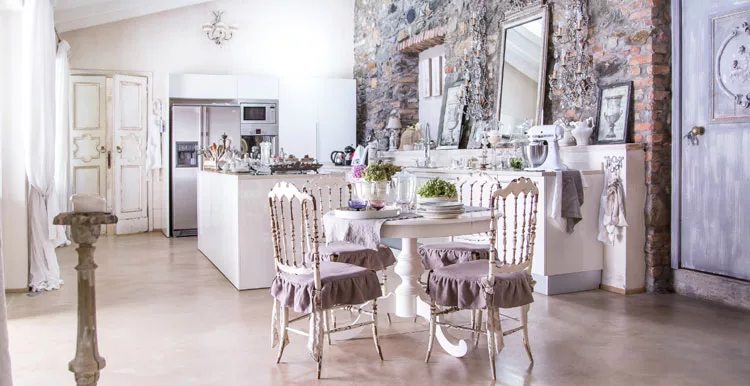 Cucina shabby chic in stile provenzale n.23