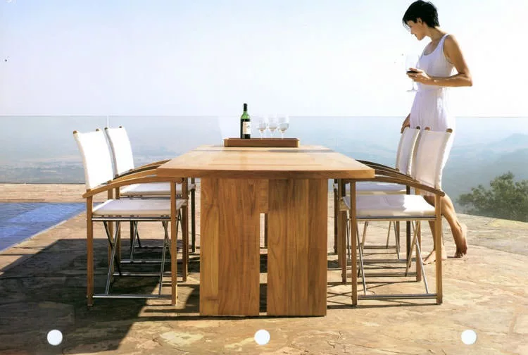 Foto del tavolo da giardino in legno n.40