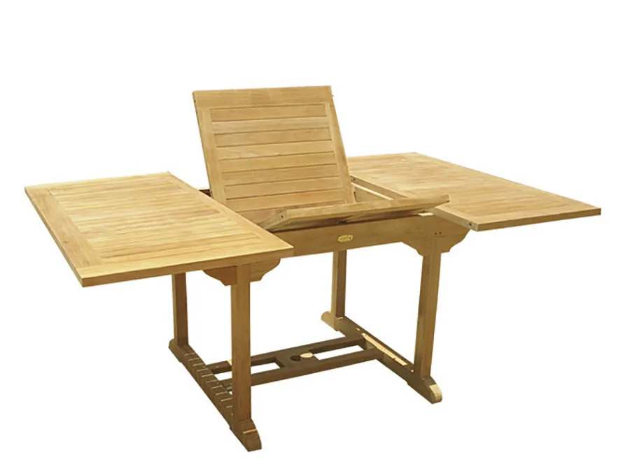 Modello di tavolo da giardino in legno allungabile n.10