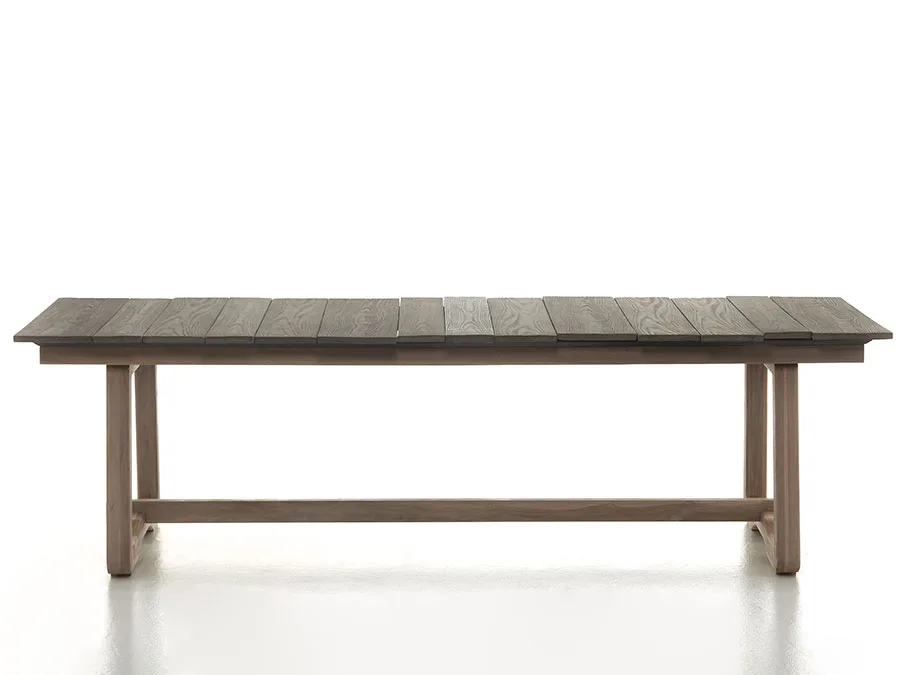 Modello di tavolo da giardino in legno teak n.03