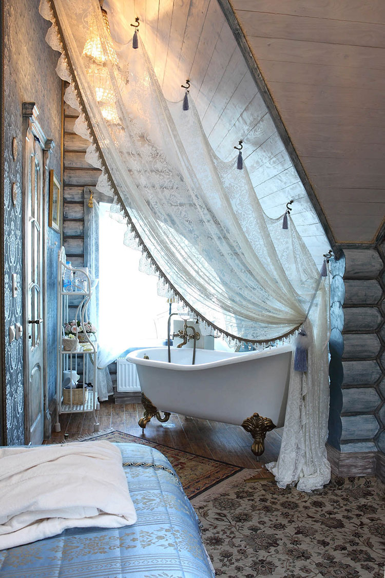 Bagno shabby chic in stile provenzale n.26