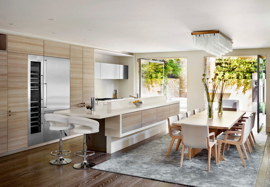 200 idee per ambienti open space di ogni tipo, stile e dimensione ... Progetto cucina soggiorno