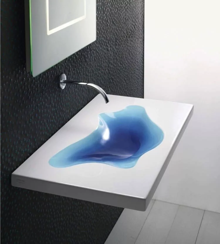 Lavandino futuristico per bagno moderno n.09