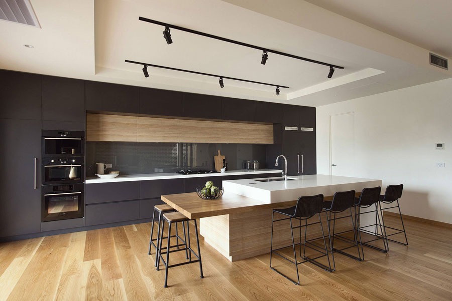 20 foto di cucine con isola con lato bar per la colazione ... Cucina per bar