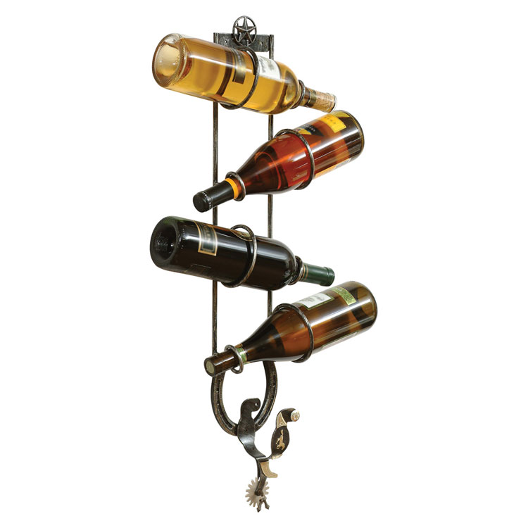 Modello di portabottiglie di vino da parete n.43