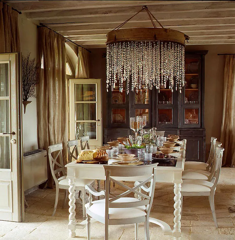 ABAKUHAUS Fiore Tovaglia, Shabby Iris Campo Foglie, Rettangolare per