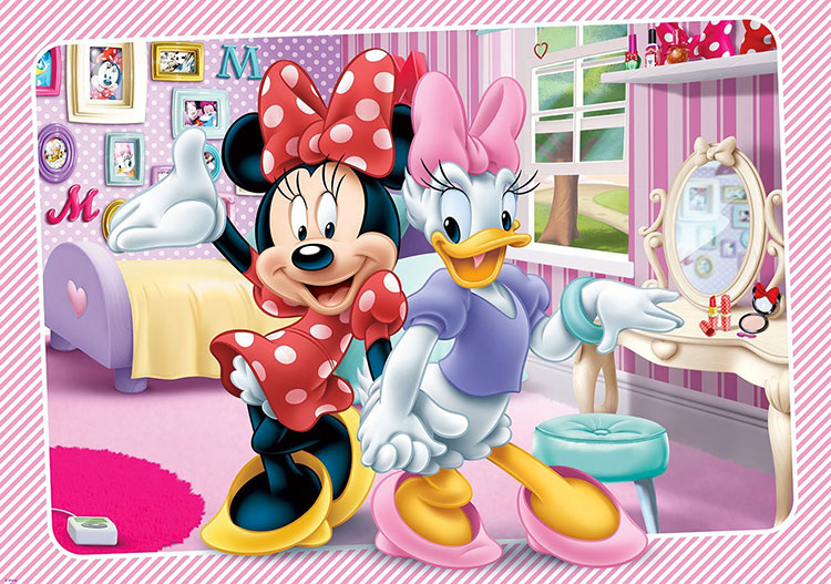 Carta da parati Disney con Minnie e Paperina n.02