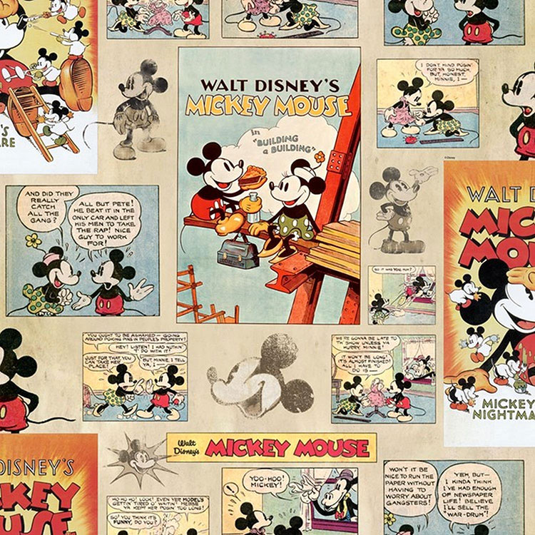 Carta da parati Disney con Topolino e i suoi amici n.12