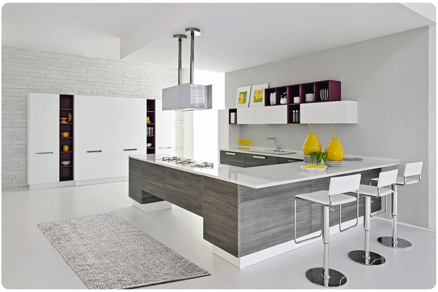 Le più belle cucine ad angolo moderne delle migliori marche ... Cucine moderne angolari