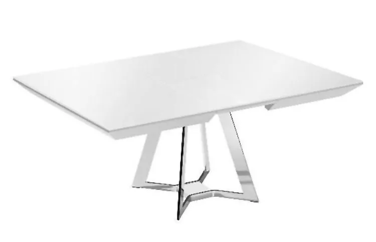 Modello di tavolo quadrato allungabile n.11