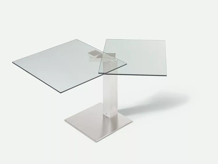 Modello di tavolo quadrato allungabile n.13