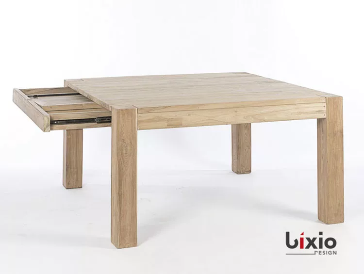 Modello di tavolo quadrato allungabile n.19