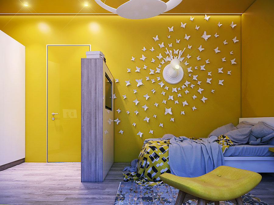 25 idee per decorare le pareti delle camerette dei bambini ... Decorazioni murali per camerette bambini
