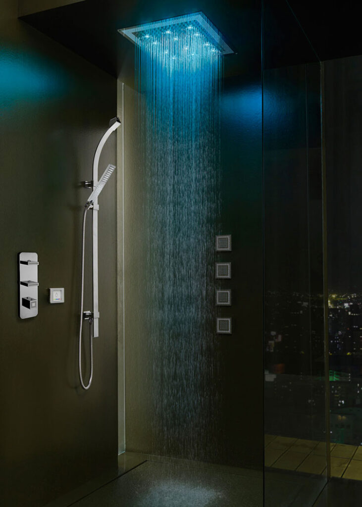 Best Brands of Shower Heads with Chromotherapy Decor Scan The new