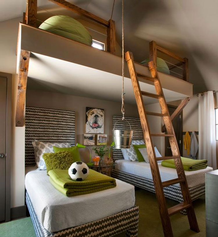 Camerette Per Bambini Con 3 Letti