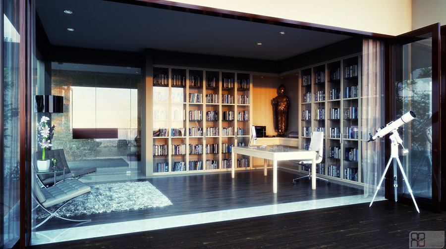 20 idee di design per arredare uno studio in casa