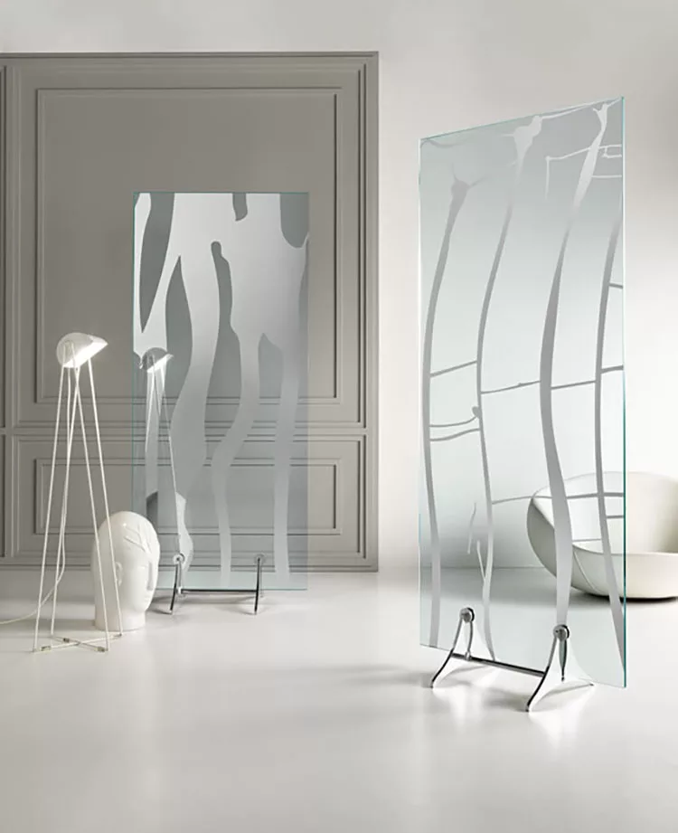 Modello di specchio da terra dal design moderno n.04
