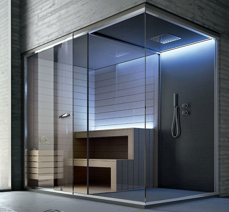 Modello di sauna per bagno in stile SPA n.06