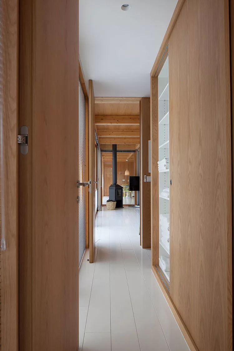 Progetto di casa prefabbrica in legno dal design moderno n.56