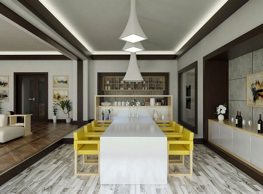 20 idee di arredamento per sala da pranzo davvero originali ... Arredamento sala pranzo