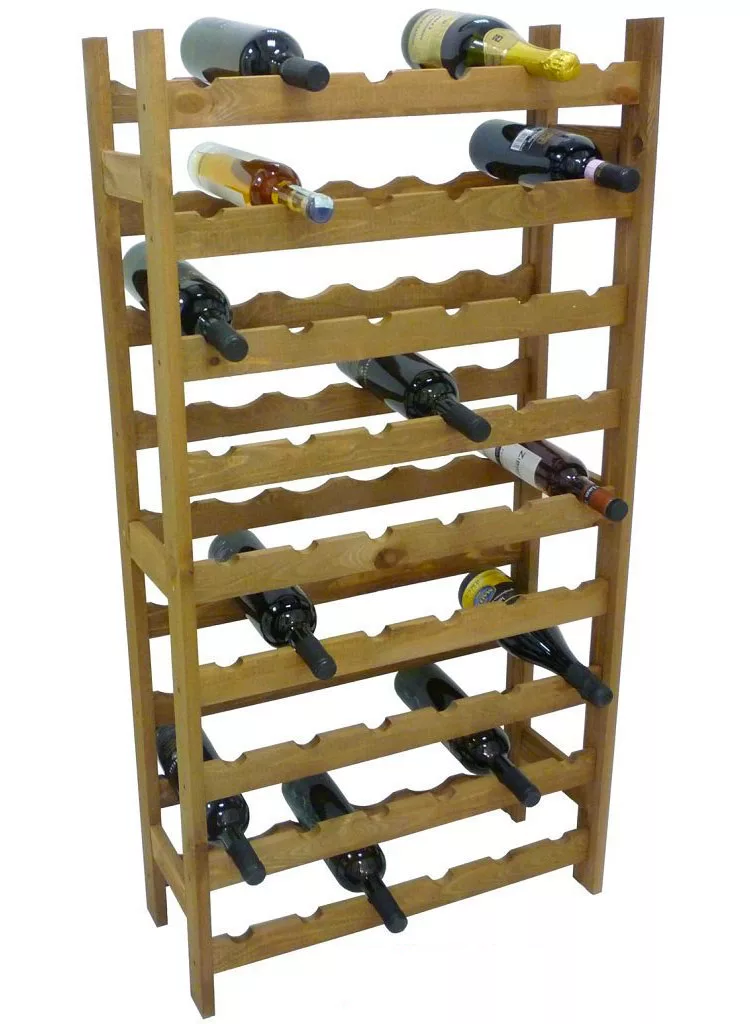 Modello di cantinetta vino realizzata in legno n.07