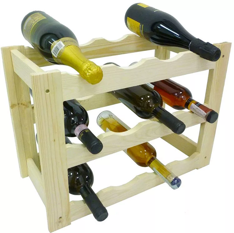 Modello di cantinetta vino realizzata in legno n.08