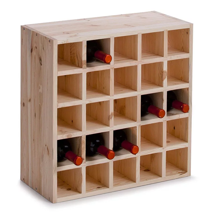 Modello di cantinetta vino realizzata in legno n.12