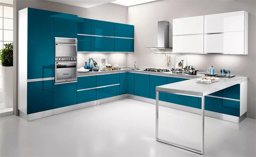 Cucina Verde Petrolio: 28 Modelli di Design a cui Ispirarsi ...