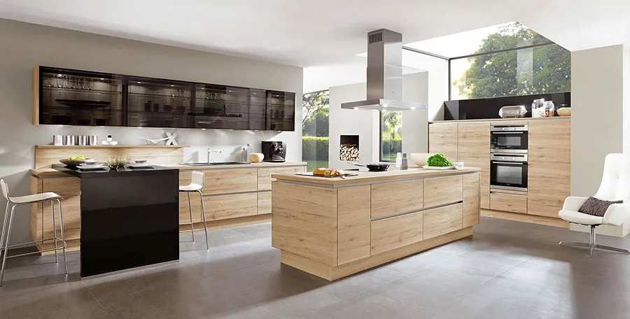 Cucina in legno moderna