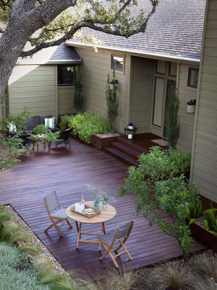 Come arredare un piccolo giardino: 20 idee semplici e creative ... Arredare giardini piccoli