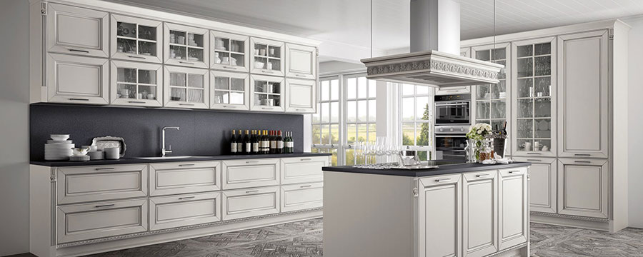 Cucina classica bianca: ecco 30 modelli delle migliori marche ... Cucina classica bianca