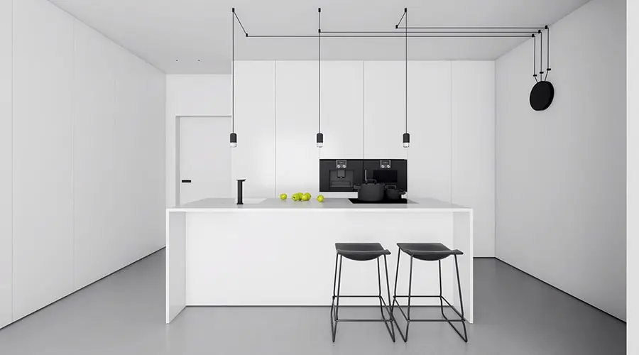Idee per una cucina moderna colore bianco n.04