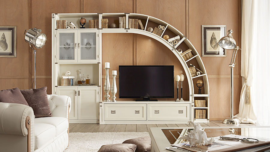 Soggiorno classico bianco: 20 idee per arredare con classe ... Come arredare un soggiorno classico
