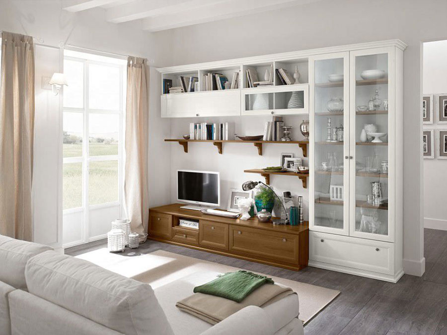 Soggiorno classico bianco: 20 idee per arredare con classe ... Arredare un soggiorno classico
