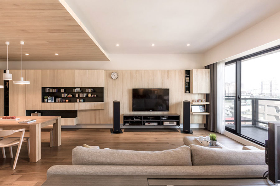 Idee per arredare una casa da sogno con interni in legno dal design moderno n.28