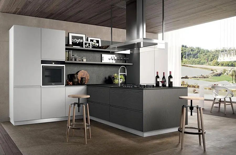 Cucina Bianca e Grigia: 40 Idee Versatili da Copiare | MondoDesign.it