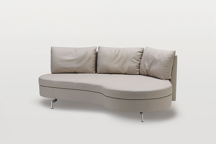 Modello di divano curvo dal design particolare n.04