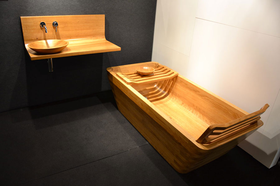 Modello di vasca da bagno in legno Image n.03