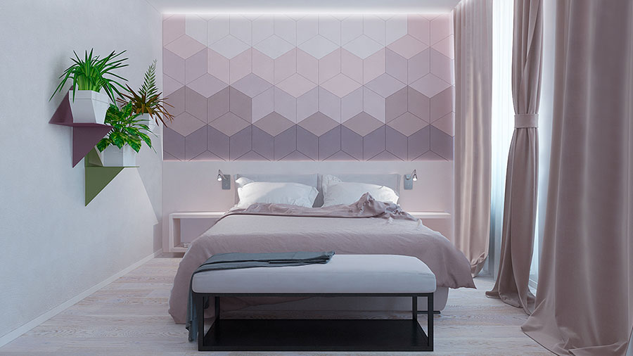 Decorazioni per pareti della camera da letto: 125 idee originali ... Idee per pareti