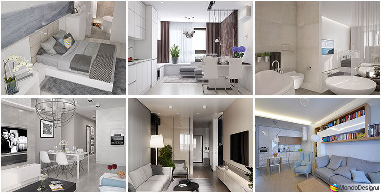 Come arredare una casa di 90 mq: ecco 5 progetti di design ... Come dividere una casa di 60 mq
