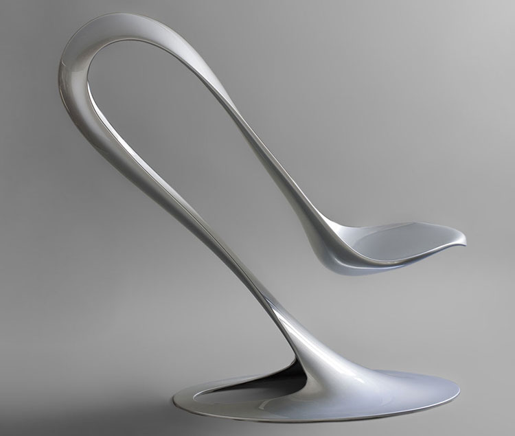 Poltrona Spoon Chair di Philipp Aduatz
