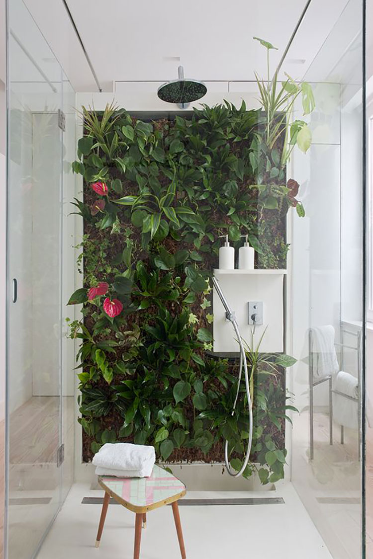Giardino verticale interno: 25 idee per pareti verdi in casa ... Giardino verticale interno