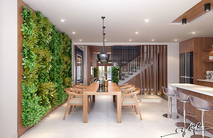Giardino verticale interno: 25 idee per pareti verdi in casa ... Giardino verticale interno