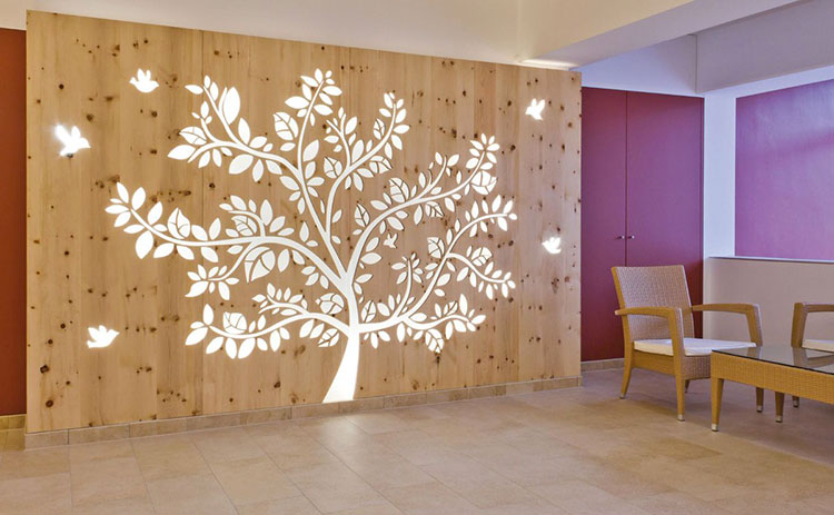 25 idee per pareti divisorie in legno dal design particolare ... Pareti divisorie in legno e vetro