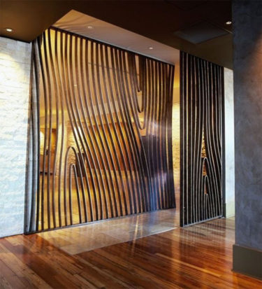 6 Listelli Decorativi In Legno Naturale Per Pareti - Pino - 4,5x6x170 Cm